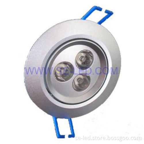 Round 3W High Power Epistar LED Ceiling Lamp